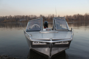 Лодка алюминиевая, моторная лодка, катер