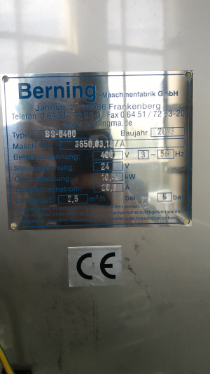 Линия для термоусаживания этикет Berning