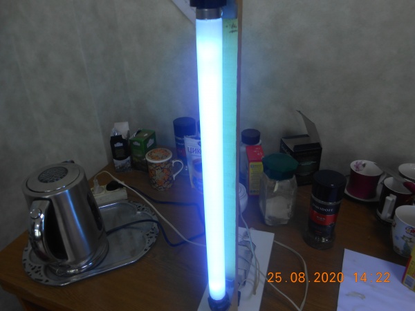 Бактерицидная УФ лампа ЛЭ 15 ртутная эритемная, Лисма