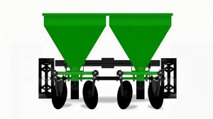 Картофелесажалка Kerland СТ218 к ременному минитрактору (одна точка)