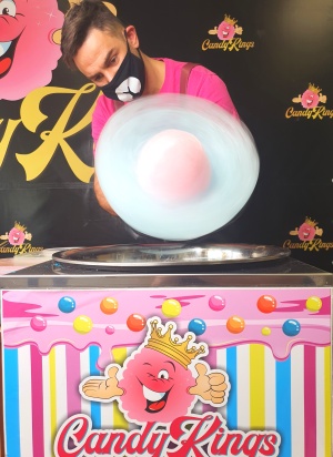 Аппарат для сахарной ваты CANDYMAN GAS PRO (газовый) - для уличной торговли