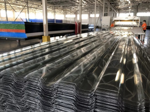 Линии предназначены для производства волнистых черепиц из ПВХ линия для производства шиферов из ПВХ/ПП ПЭ