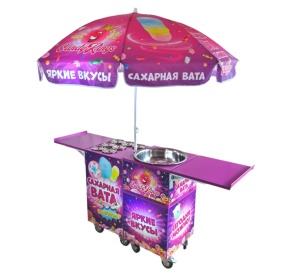 Аппарат для сахарной ваты CANDYMAN GAS PRO (газовый) - для уличной торговли