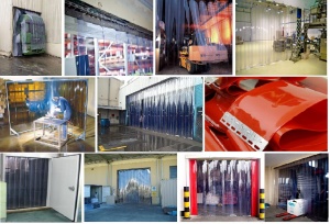 ПВХ завесы, полосовые шторы для ворот