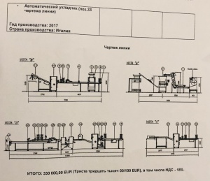 Действующая линия по производству слоеных кондитерских