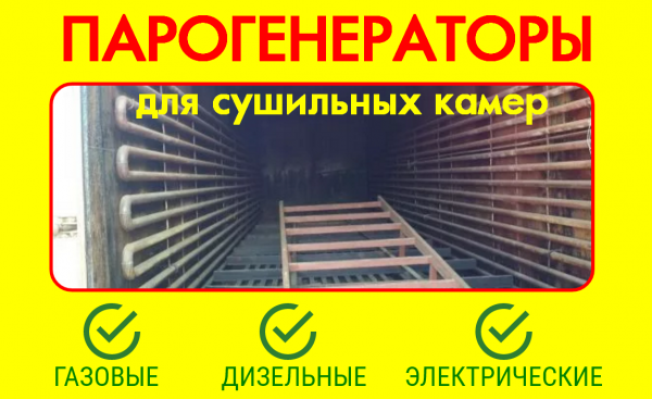 Парогенераторы для сушильных камер