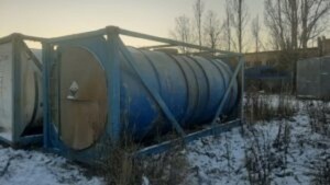 Танк — контейнер,объем -24 куб.м., нержавеющий