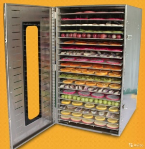 Дегидратор-сушилка для овощей, фруктов, мяса, рыбы и др. на 16 полок