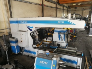 пресс sbfm 5000х300тонн с манипулятором и фланжировочный станок 5000х25