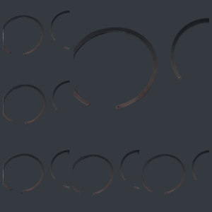 Кольца пружинные для токарных станков и промышленного оборудования