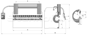 Листогибочный гидравлический пресс Power Bend FALCON 3100/135
