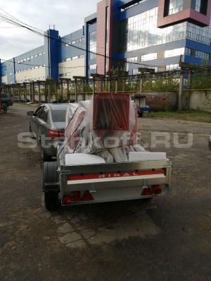 Мобильный измельчитель дерева на одноосном прицепе DWG-60G-1