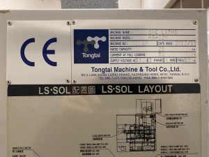 Токарный станок с ЧПУ TONGTAI - HS 22 – M Ø 220 x 200 mm C-ось с приводным инструментом 6367 = Mach4metal