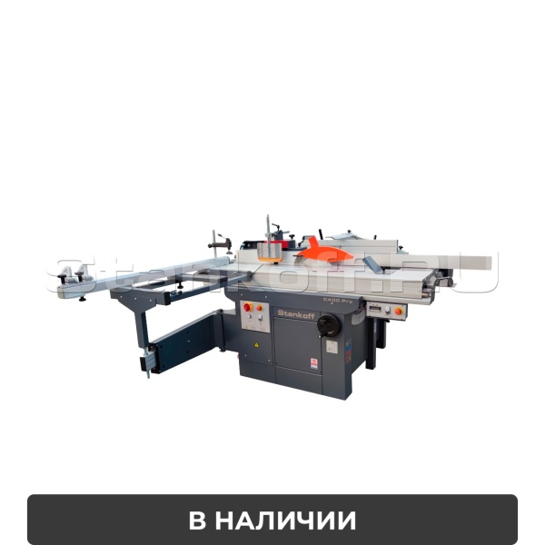 Комбинированный станок с шейперным валом C400 PRO MAX Spiral с кареткой 2200 мм