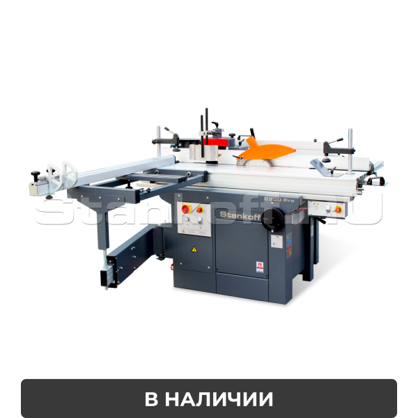 Комбинированный станок с шейперным валом C300 PRO Spiral с кареткой 1600 мм