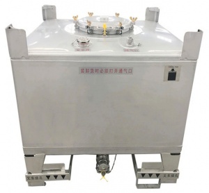 Контейнер-цистерна (Еврокуб) объём 1000 л., для перевозки и хранения жидких пищевых и промышленных веществ