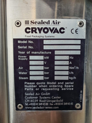 Термоусадочная упаковочная машина Cryovac CJ62