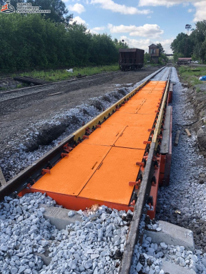 Железнодорожные вагонные весы ВТВ-С для потележечного взвешивания в статике 30 тонн