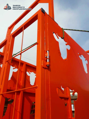 Весы для животных. Весы для КРС с подвесной клеткой ВП-С 3000 кг (3 тонны)