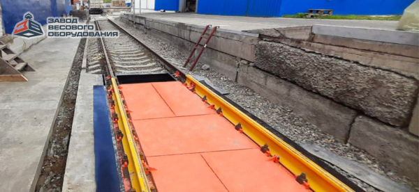 Железнодорожные вагонные весы ВТВ для статико-динамического взвешивания 60 тонн