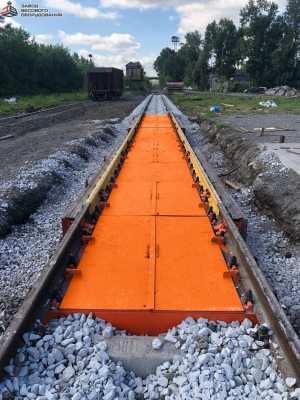 Железнодорожные вагонные весы ВТВ для статико-динамического взвешивания 150 тонн
