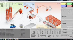Бетонный завод HZS40 (HZS45, HZS35)