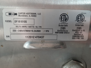 Шкаф тепловой для пиццы CARTER-HOFFMANN