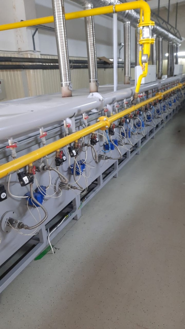 Печь туннельная газовая 16 метров