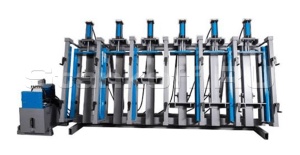 Пресс гидравлический универсальный для склеивания бруса и щита SL150-4.3PT