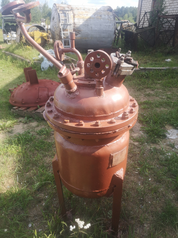 Реактор 0,06 м3 (60 литров). Нержавеющая сталь