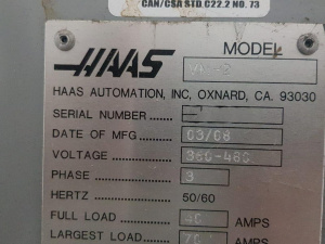 Вертикально-фрезерный обрабатывающий центр HAAS VM-2