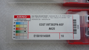 пластины твердосплавные сменные CCGT 09T302FN-ASF