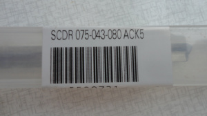 Сверло-развертка SCDR 075-043-080 ACK5 СОЖ ISKAR