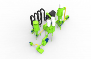 Производственная линия брикетирования мод. ПЛБ 500 (полный цикл)