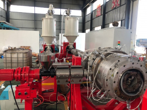 Экструзионная трубная линия производства трубы ПНД