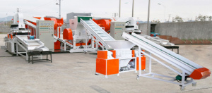 Линия для переработки кабеля MGS-1000 с одновальным или двухвальным пре-шредером