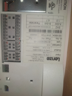 Преобразователь, инвертор LENSE ECSES008C4B