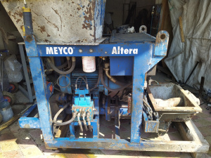 Мини бетононасос стационарный meyco, торкрет установка meyco