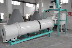 Финишное напыление гранул (комбикорма)