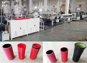 Линия по производству пластиковых гофрированных труб ПНД