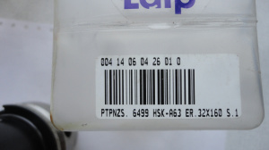 Цанговый патрон PTPNZS 6499 HSK-A63 ER 32х160