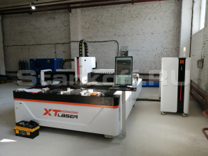 Оптоволоконный лазерный станок для резки металла XTC-1560W/4000 Raycus