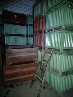 Тара металлическая для склада и производства