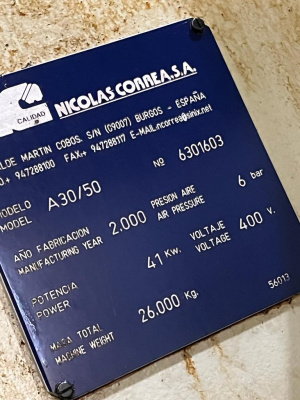 Фрезерный станок с ЧПУ CORREA - A30/50 CNC 5 осевой 5000 x 1200 x 1500 mm = Mach4metal 6955