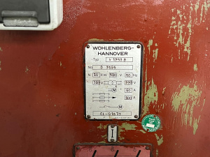 Тяжелый токарный станок VDF Wohlenberg - V 1250 B Ø 1250 x 6000 мм = Mach4metal 6947