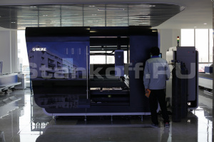 Оптоволоконный лазер по металлу с защитной кабиной LF3015GA/4000 Raycus