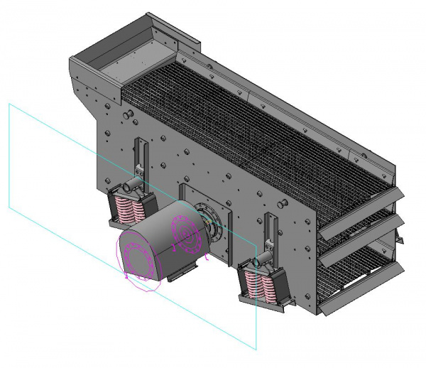 Грохот инерционный ГИС-33(средний)