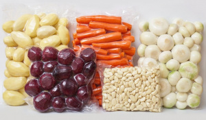 Линия для очистки и вакуумирования картофеля, моркови, свеклы