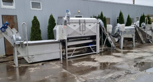 Линия для очистки и вакуумирования картофеля, моркови, свеклы