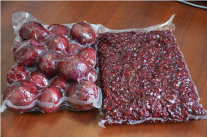 Линия для очистки и вакуумирования картофеля, моркови, свеклы